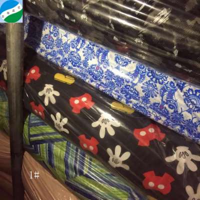 Hot-selling DTY brush print fabric knitting fabric stock lots  for China fabric